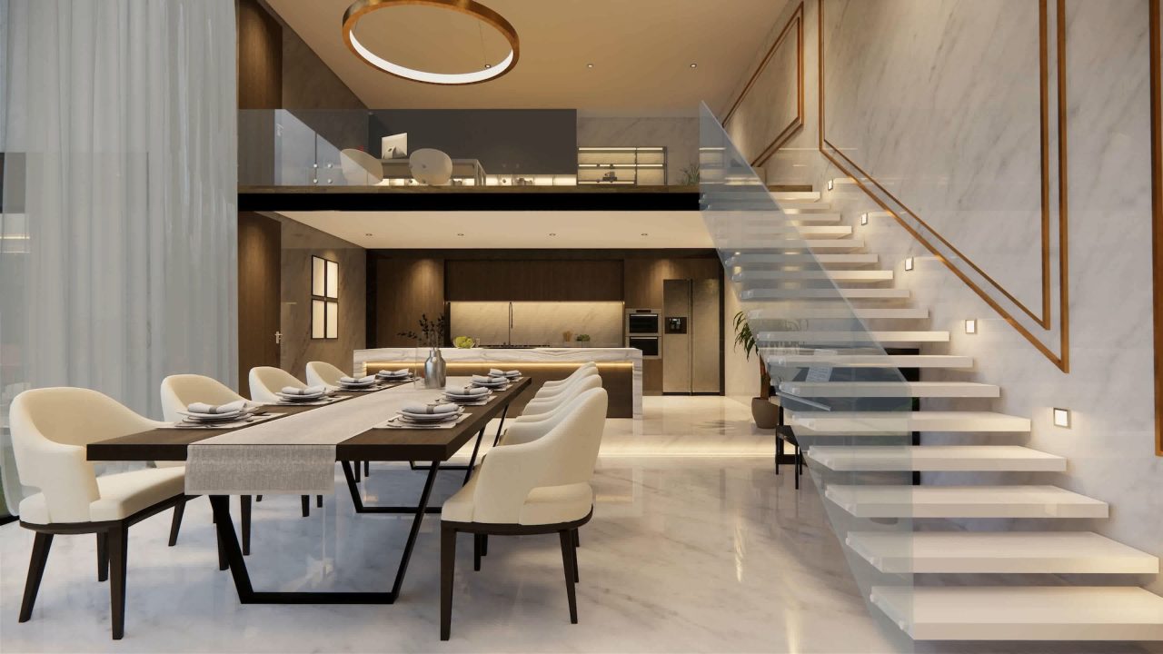 cuisine réalisé par béton décoratif